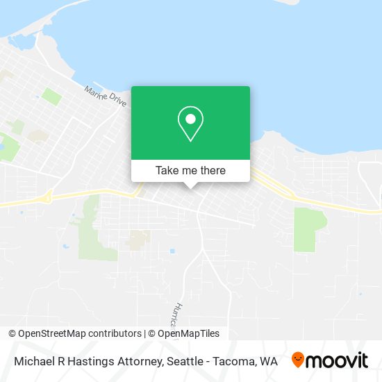 Michael R Hastings Attorney map