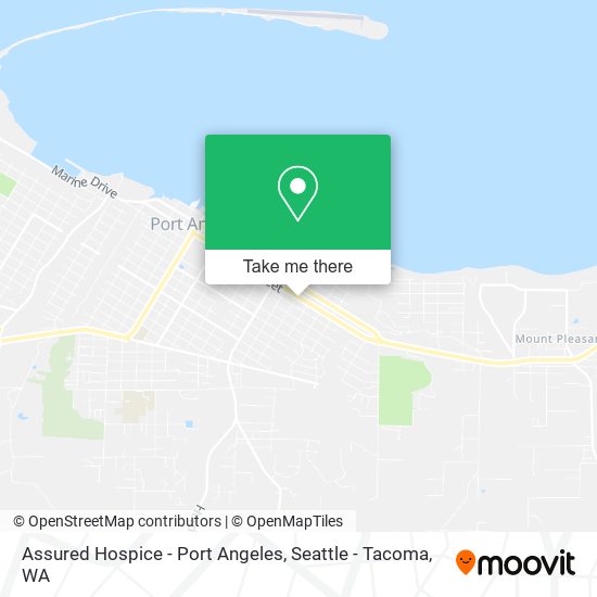 Mapa de Assured Hospice - Port Angeles