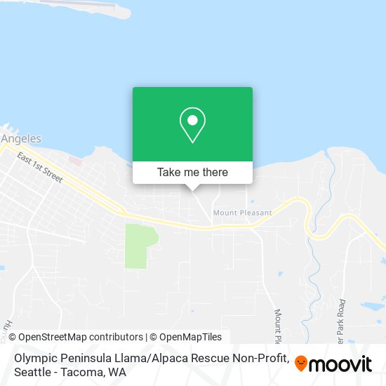 Olympic Peninsula Llama / Alpaca Rescue Non-Profit map