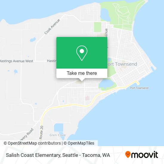 Mapa de Salish Coast Elementary