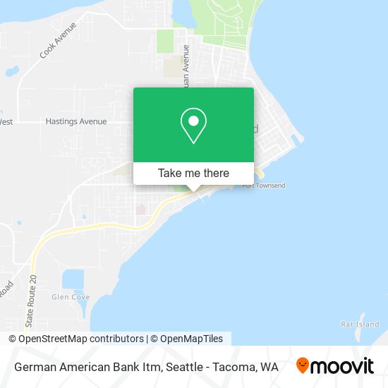 Mapa de German American Bank Itm