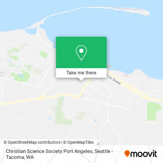 Christian Science Society Port Angeles map