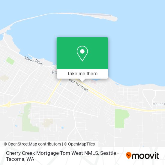Cherry Creek Mortgage Tom West NMLS map