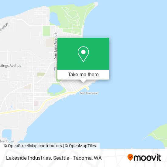 Lakeside Industries map