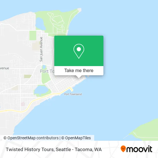 Mapa de Twisted History Tours