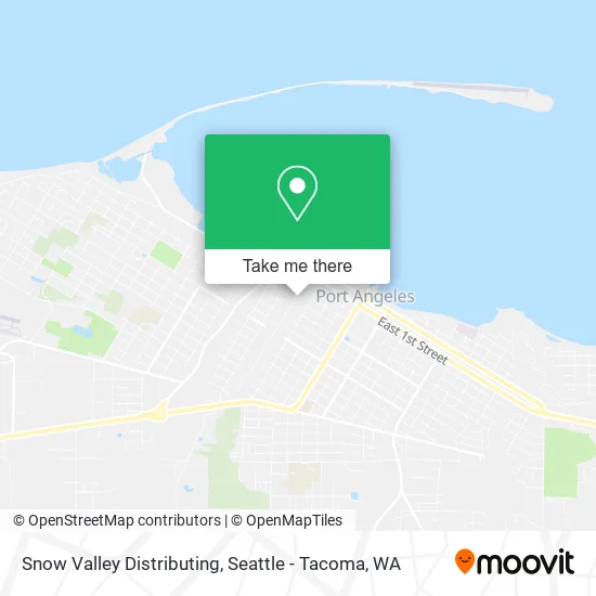 Snow Valley Distributing map