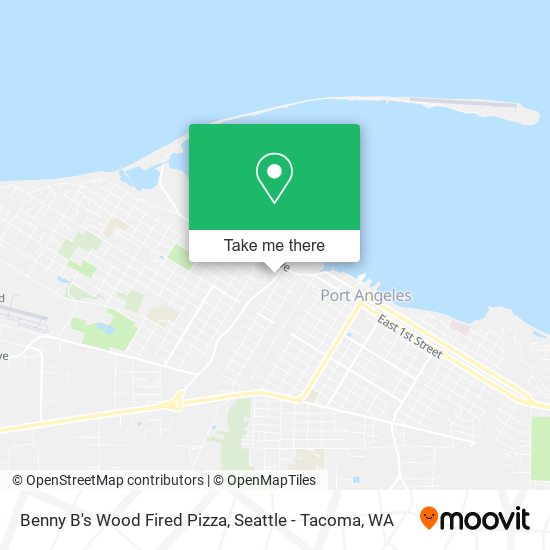 Benny B's Wood Fired Pizza map