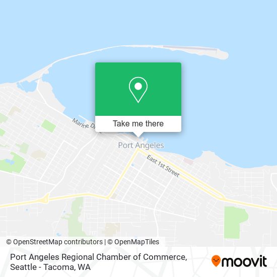 Port Angeles Regional Chamber of Commerce map