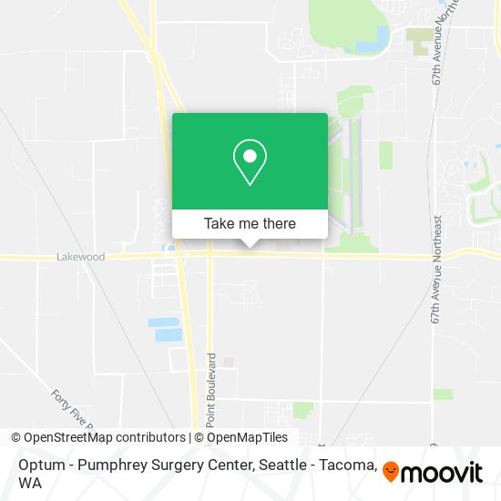 Mapa de Optum - Pumphrey Surgery Center