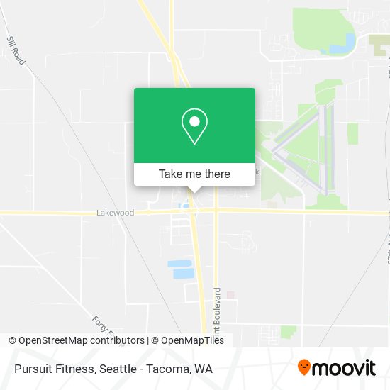 Pursuit Fitness map