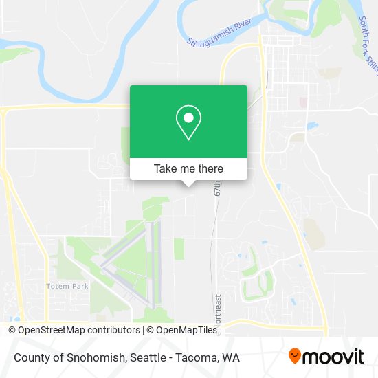 County of Snohomish map