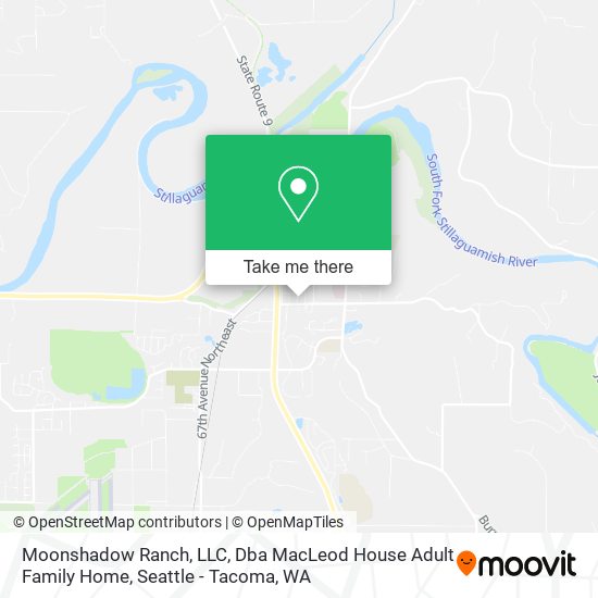 Moonshadow Ranch, LLC, Dba MacLeod House Adult Family Home map