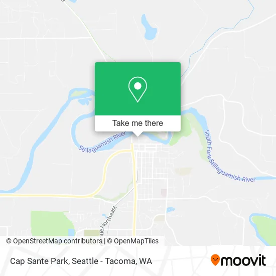 Cap Sante Park map