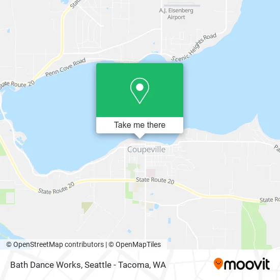 Bath Dance Works map