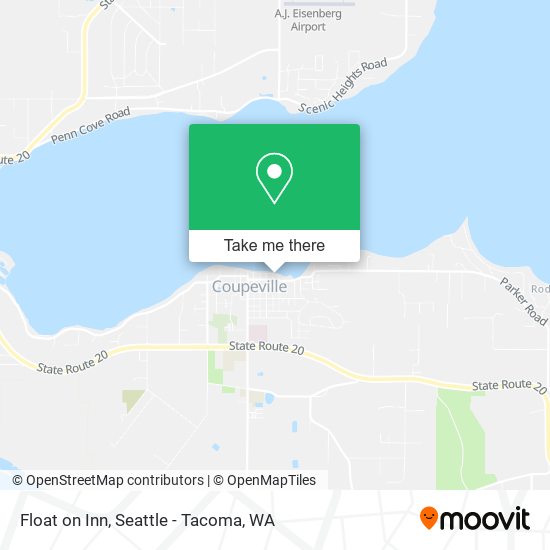 Float on Inn map