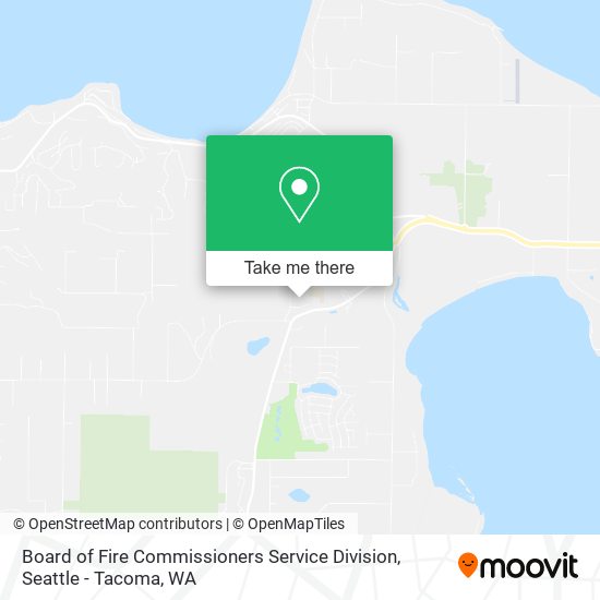 Board of Fire Commissioners Service Division map