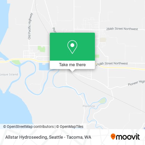 Mapa de Allstar Hydroseeding