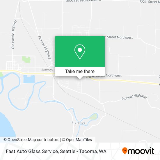 Fast Auto Glass Service map