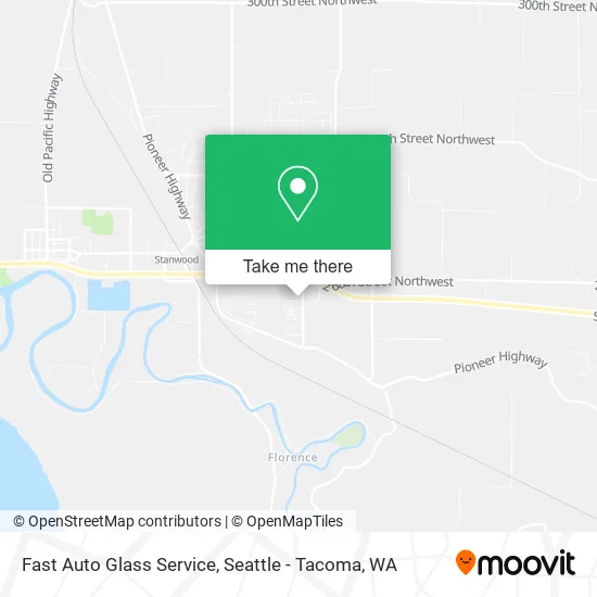 Fast Auto Glass Service map