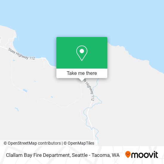 Clallam Bay Fire Department map