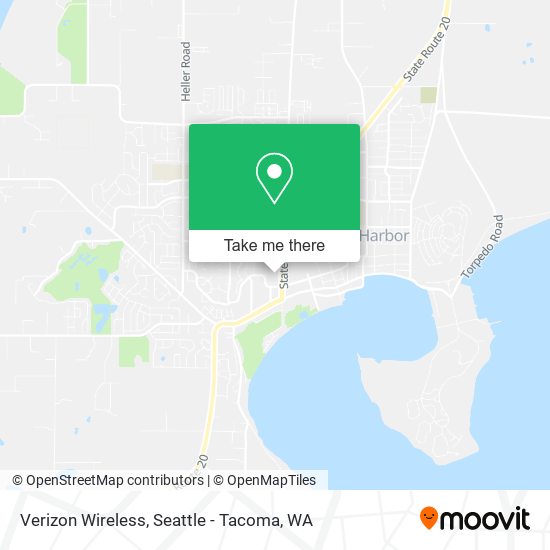 Mapa de Verizon Wireless