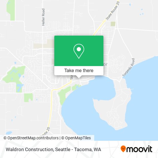 Waldron Construction map