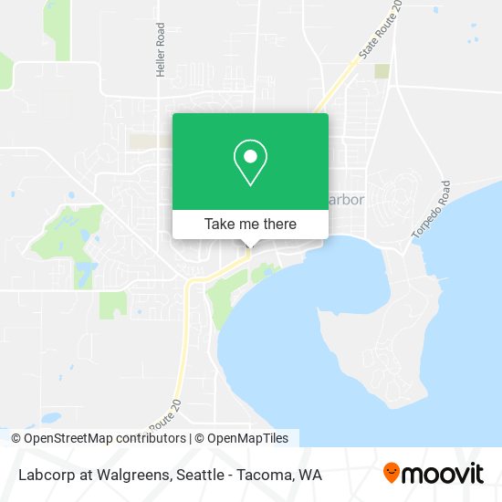 Labcorp at Walgreens map