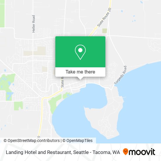 Mapa de Landing Hotel and Restaurant