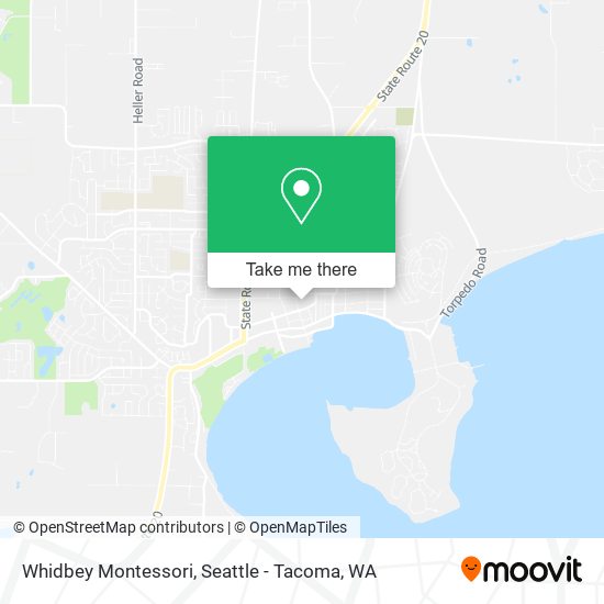 Whidbey Montessori map