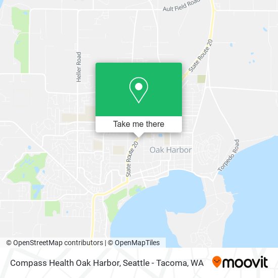 Compass Health Oak Harbor map