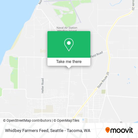 Whidbey Farmers Feed map