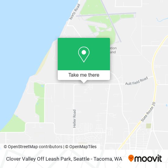 Mapa de Clover Valley Off Leash Park