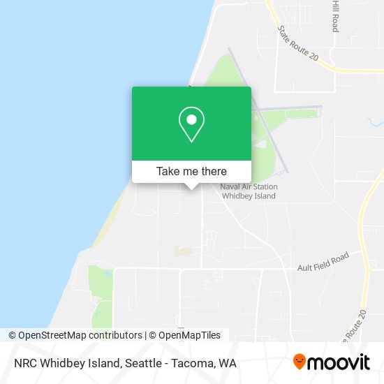 Mapa de NRC Whidbey Island