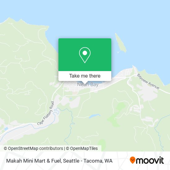 Mapa de Makah Mini Mart & Fuel