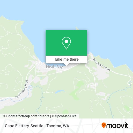 Cape Flattery map