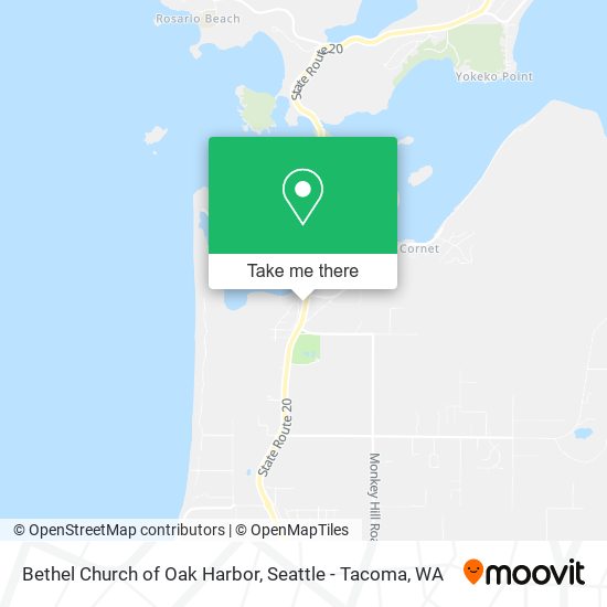 Bethel Church of Oak Harbor map