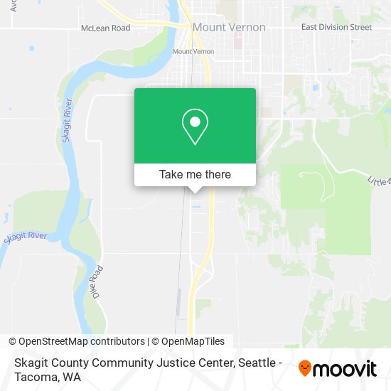 Skagit County Community Justice Center map