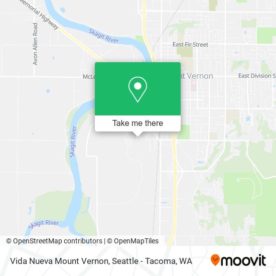 Vida Nueva Mount Vernon map