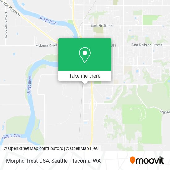 Mapa de Morpho Trest USA