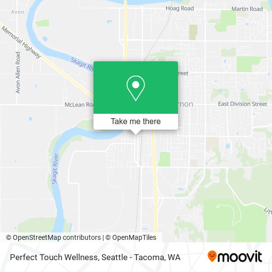 Perfect Touch Wellness map