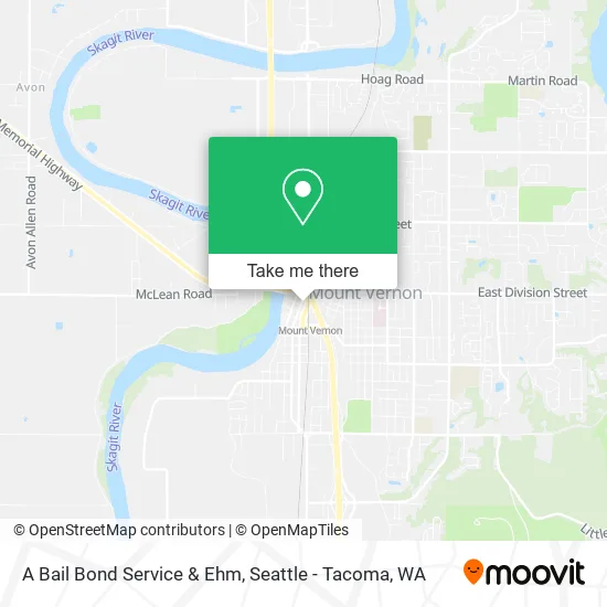 A Bail Bond Service & Ehm map