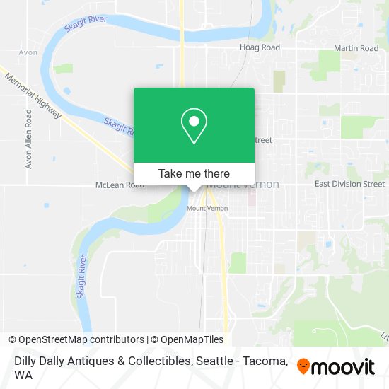 Dilly Dally Antiques & Collectibles map