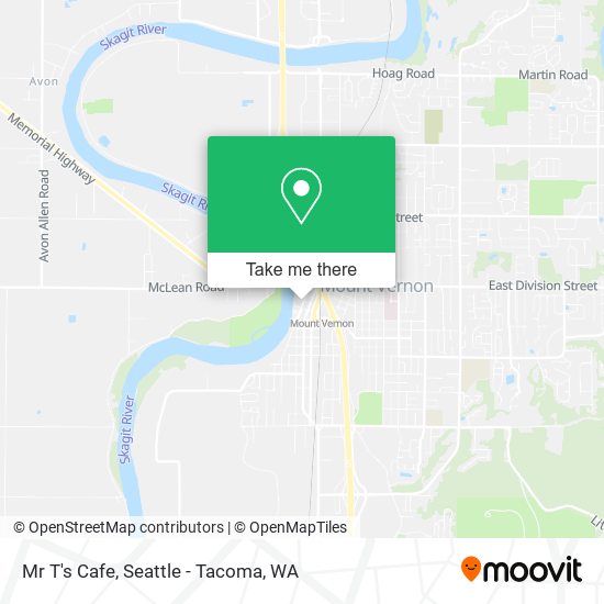 Mr T's Cafe map