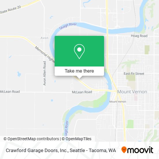 Crawford Garage Doors, Inc. map