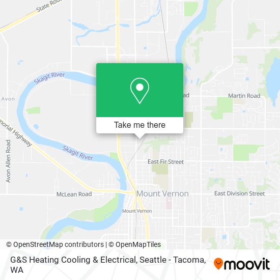 G&S Heating Cooling & Electrical map