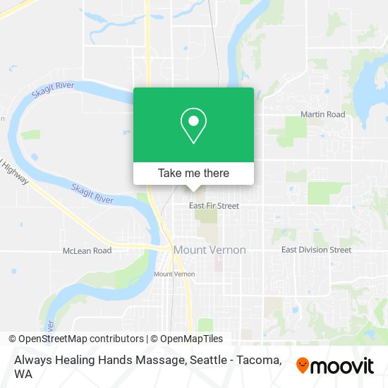 Always Healing Hands Massage map