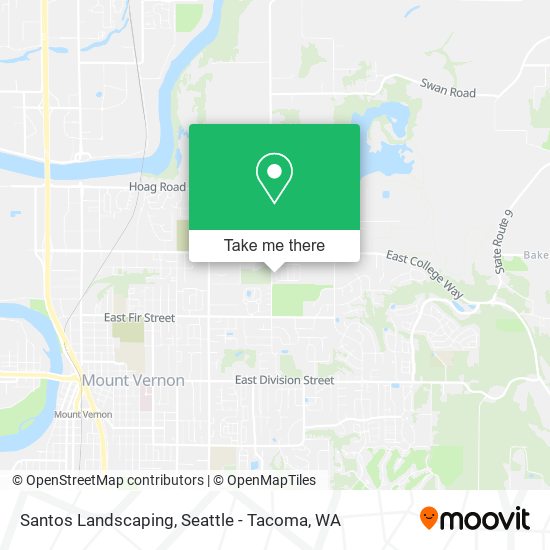 Santos Landscaping map