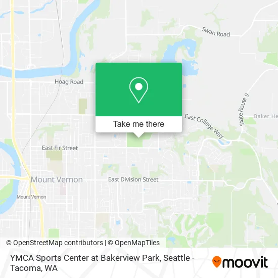 Mapa de YMCA Sports Center at Bakerview Park