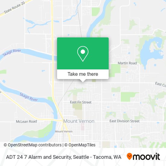 ADT 24 7 Alarm and Security map