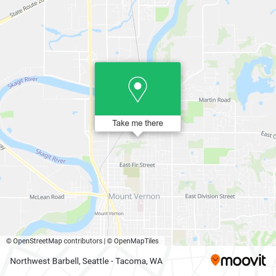 Mapa de Northwest Barbell